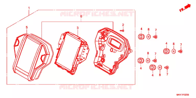 COMBINATIEMETER Honda MOTO 1000 AFRICA-TWIN 2018  CRF1000DJ