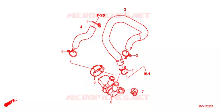 LUCHTINJECTIE SOLENOIDEKLEP Honda MOTO 1000 AFRICA-TWIN 2018  CRF1000D2J