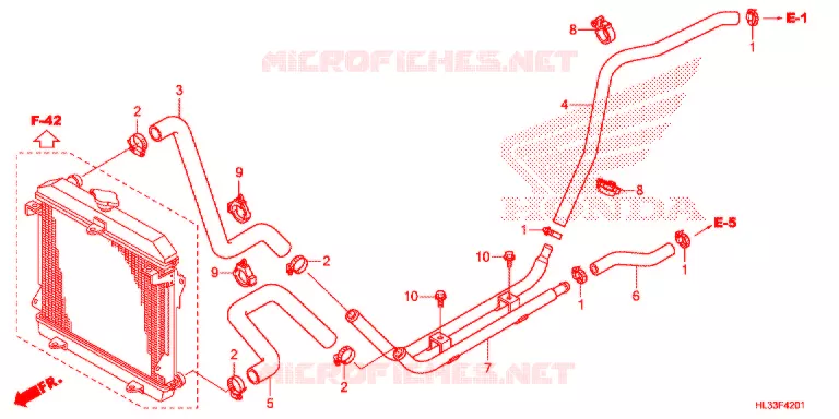 WATERSLANG Honda ATV 700 PIONEER 2017  SXS700M2PH