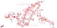 FRAME CHASSIS voor Honda SH 125 D 2E 2017