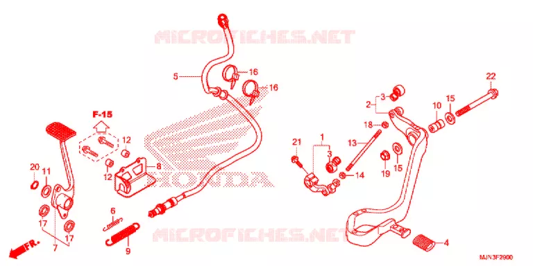 PEDAAL/OPSTAP Honda MOTO 1300 CTX 2017  CTX1300AH