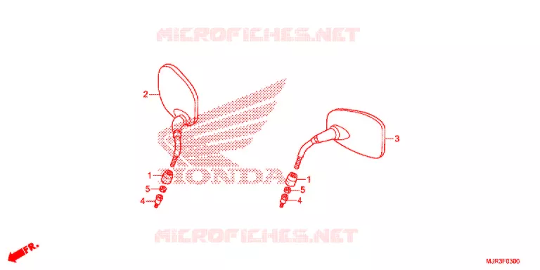 SPIEGEL Honda MOTO 1800 GOLD-WING 2017  GL1800CH