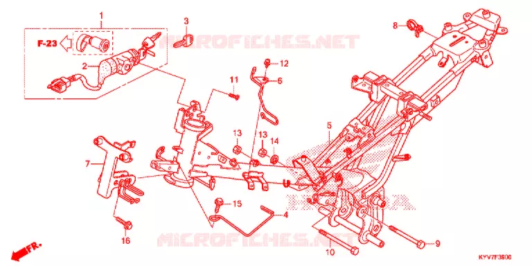 FRAME CHASSIS Honda MOTO 100 other-models 2017  NF1003WHH