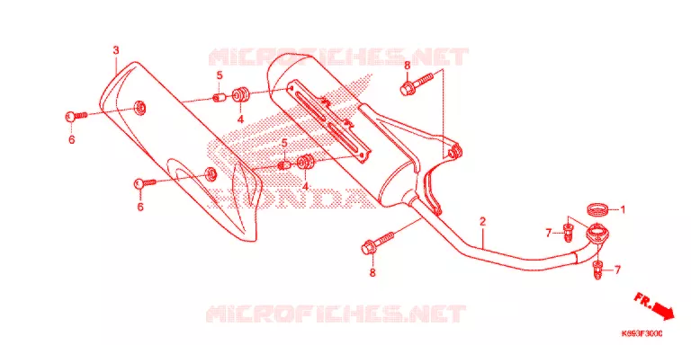 UITLAATDEMPER(2) Honda SCOOTER 125 ACTIVA 2017  NSC1255WHH