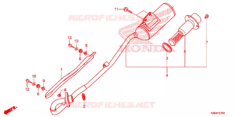 UITLAATDEMPER(2) Honda MOTO 125 CRF 2018  CRF125FBJ