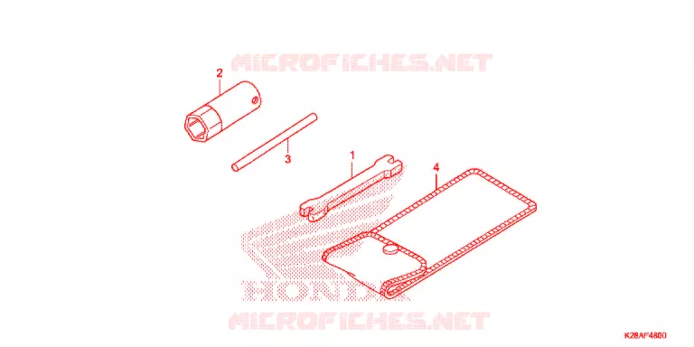 GEREEDSCHAP/ACCUVAK Honda MOTO 125 CRF 2018  CRF125FJ