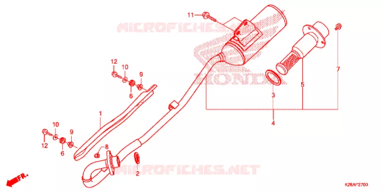 UITLAATDEMPER(2) Honda MOTO 125 CRF 2018  CRF125FJ