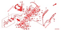ACHTERLICHT/KENTEKEN LICHT voor Honda VT 1300 FURY ABS 2010