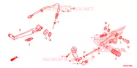 PEDAAL/OPSTAP voor Honda NC 700 ABS 2013