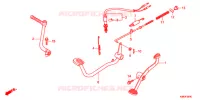 PEDAAL/KICKSTARTER ARM voor Honda SUPER CUB 110 PRO 2019
