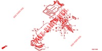 ACHTER STROOMLIJNKAP voor Honda PCX 125 HYBRID 2020