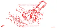 FRAME CHASSIS voor Honda CB 400 SUPER BOL D\'OR ABS E Packagge RED 2018