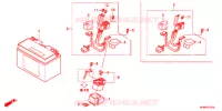 GEREEDSCHAP/ACCUVAK voor Honda CB 400 SUPER BOL D\'OR ABS E Packagge RED 2018