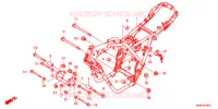 FRAME CHASSIS voor Honda CB 400 SUPER BOL D\'OR ABS RED 2018