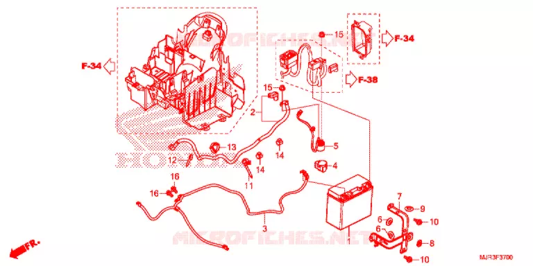 GEREEDSCHAP/ACCUVAK Honda MOTO 1800 GOLD-WING 2015  GL1800CE