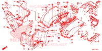 ACHTER STROOMLIJNKAP  voor Honda FOURTRAX 500 FOREMAN RUBICON 4X4 AT DCT EPS 2019