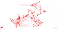 ACHTER ARM  voor Honda FOURTRAX 500 FOREMAN RUBICON 4X4 AT DCT RED 2019