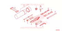 GEREEDSCHAP  voor Honda FOURTRAX 500 FOREMAN RUBICON 4X4 AT DCT RED 2019