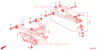 VOOR ARM  voor Honda FOURTRAX 500 FOREMAN RUBICON 4X4 AT DCT RED 2019