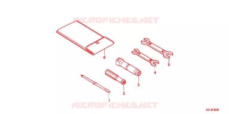 GEREEDSCHAP  Honda SCOOTER 110 SPACY 2018  NSC110SC