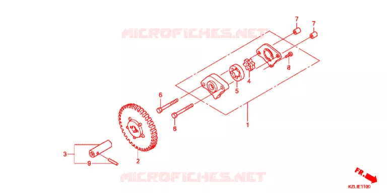 OLIEPOMP  Honda SCOOTER 110 SPACY 2012  NSC110SC