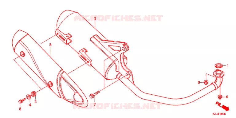 UITLAATDEMPER   Honda SCOOTER 110 SPACY 2017  NSC110SC
