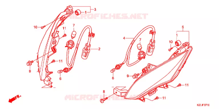 VOOR KNIPPERLICHT  Honda SCOOTER 110 SPACY 2017  NSC110SC