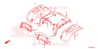 ACHTER STROOMLIJNKAP  voor Honda PIONEER 500 M2 2019