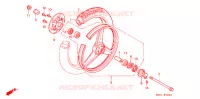 VOOR WIEL  voor Honda NS 50 F TYPE II 1989