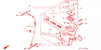VOORREM HOOFDCILINDER  voor Honda NS 50 F TYPE II 1989