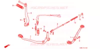 PEDAAL/KICKSTARTER ARM voor Honda LITTLE CUB 50 2001