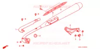 UITLAATDEMPER(2) voor Honda LITTLE CUB 50 2001