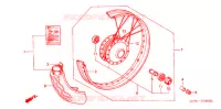 VOOR WIEL voor Honda LITTLE CUB 50 2001