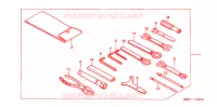 GEREEDSCHAP/ACCUVAK voor Honda SHADOW 400 With speed warning light 1999