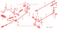 PEDAAL/OPSTAP voor Honda SHADOW 400 With speed warning light 1999