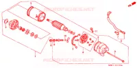 STARTEN MOTOR voor Honda SHADOW 400 With speed warning light 1999