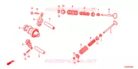 NOKKENAS/KLEP voor Honda SUPER CUB 50 PRO -J- 2014