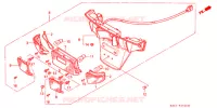 ACHTERLICHT/KENTEKEN LICHT voor Honda FUSION 250 SPECIAL EDITION Without speed warning light 1995