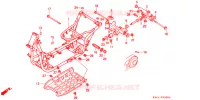 FRAME CHASSIS voor Honda FUSION 250 SPECIAL EDITION Without speed warning light 1995