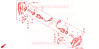 KNIPPERLICHT voor Honda FUSION 250 SPECIAL EDITION Without speed warning light 1995
