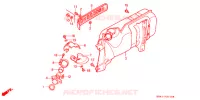 UITLAATDEMPER(2) voor Honda FUSION 250 SPECIAL EDITION Without speed warning light 1995