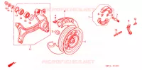 ACHTER WIEL voor Honda FUSION 250 X Color order plan 2003