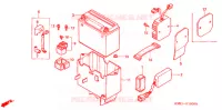 GEREEDSCHAP/ACCUVAK voor Honda FUSION 250 X Color order plan 2003