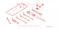 GEREEDSCHAP/ACCUVAK voor Honda FUSION 250 X Color order plan 2003