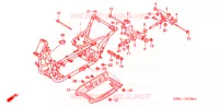 FRAME CHASSIS voor Honda FUSION 250 X Color order plan 2003