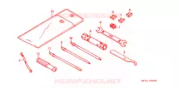 GEREEDSCHAP/ACCUVAK voor Honda FUSION 250 X Color order plan 2003