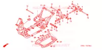 FRAME CHASSIS voor Honda FUSION 250 X Color order plan 2003