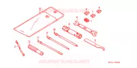 GEREEDSCHAP/ACCUVAK voor Honda FUSION 250 X Color order plan 2003