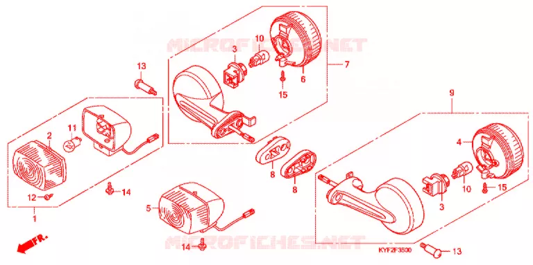 KNIPPERLICHT Honda MOTO 110 CUB 2011  C110BN9