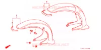 VOORSPATBORD voor Honda SUPER CUB 70 DELUXE 1992